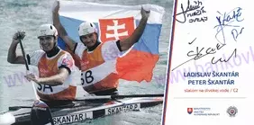 Peter a Ladislav ŠKANTÁROVCI + Juraj MINČÍK (podpisová karta s autogramom)