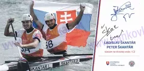 Peter a Ladislav ŠKANTÁROVCI (podpisová karta s autogramom)