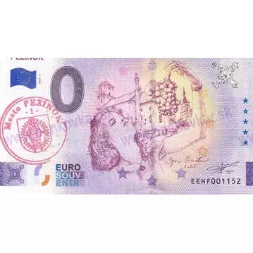 PEZINOK (EEHF 2025-1) pečiatka mesto