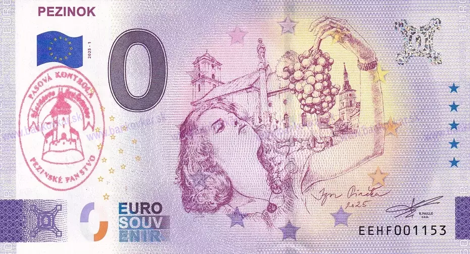 PEZINOK EEHF 2025-1 pečiatka pasová kontrola
