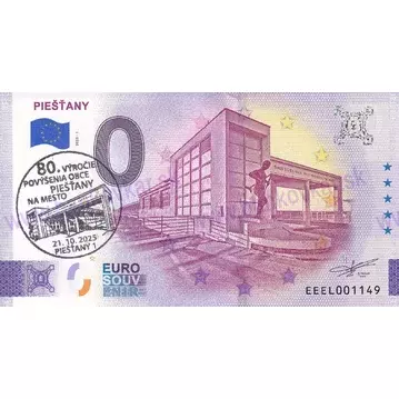 Piešťany (EEEL 2025-1) DOTLAČ 2025 pečiatka Pofis