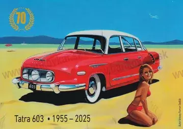 Pohľadnica Výlet s Tatrou 603 - Sběratel Praha 11/2025 Pohľadnica Výlet s Tatrou 603 - Sběratel Praha 11/2025