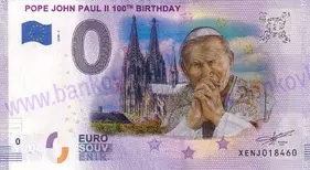 Pope John Paul II 100TH (XENJ 2020-1) KOLOR