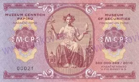 Poukážka MCP-NF známka M.Švabinský