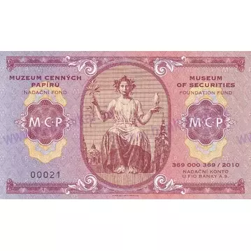 Poukážka MCP-NF známka M.Švabinský