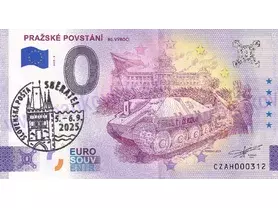 PRAŽSKÉ POVSTÁNÍ 80.výročí (CZAH 2025-5) pečiatka SBĚRATEL