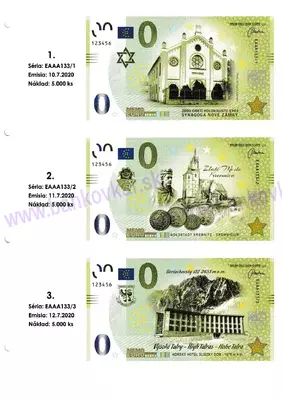 Predtlačený list č.1 SK (MemoEuro 133/1÷3)