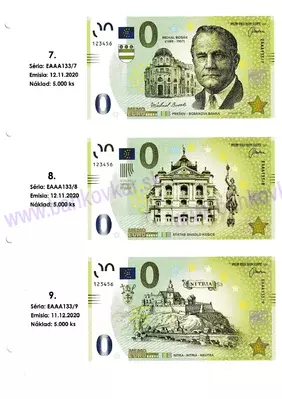 Predtlačený list č.3 SK (MemoEuro 133/7÷9)