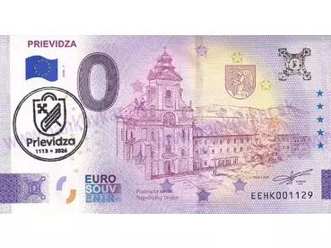 PRIEVIDZA (EEHK 2026-1) pečiatka logo PD + Prievidza + 2 dátumy