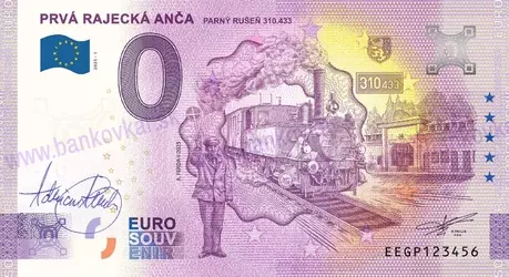Prvá RAJECKÁ ANČA EEGP 2025-1 parný rušeň 310.433