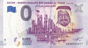 Qatar - Sheik Khalifa Bin Hamad Al Thani (QAAB 2019-1)