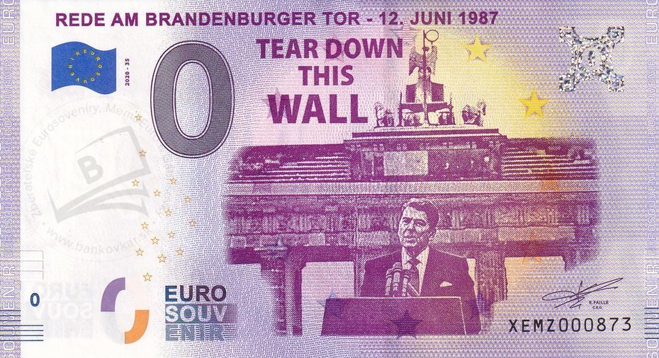 Rede am Brandenburger Tor - 12.Juni 1987 XEMZ 2020-35