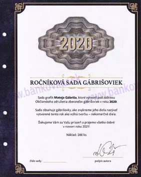 Ročníková sada Gábrišoviek 2020 - titulný list