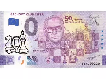 Šachový klub CÍFER (EEHJ 2026-1) J.Hrušovský - 3D gold prítlač