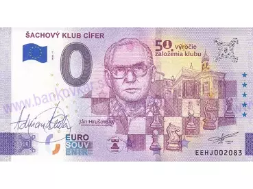 Šachový klub CÍFER (EEHJ 2026-1) J.Hrušovský - podpis A.Ferda