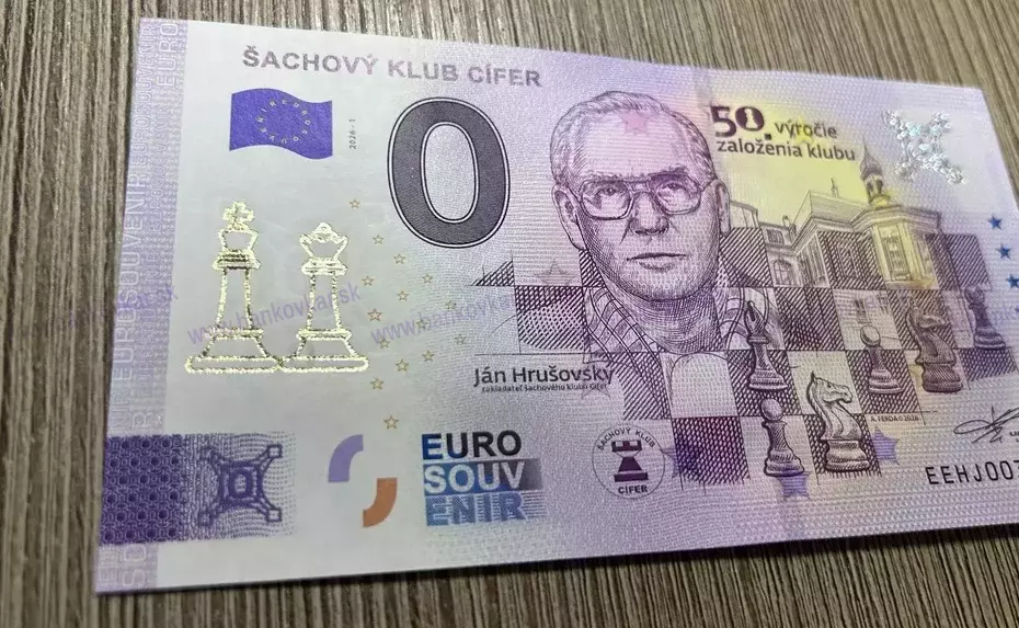 Šachový klub CÍFER (EEHJ 2026-1) J.Hrušovský - prítlač GOLD