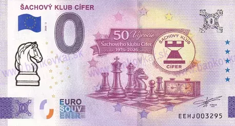 Šachový klub CÍFER (EEHJ 2026-1) J.Hrušovský - prítlač GOLD
