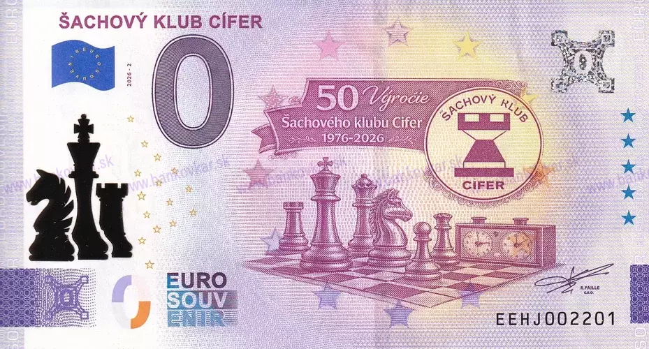 Šachový klub CÍFER (EEHJ 2026-1) šachovnica