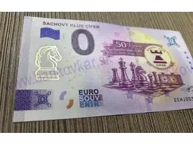 Šachový klub CÍFER (EEHJ 2026-1) šachovnica - GOLD JAZDEC