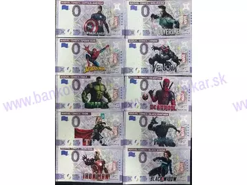 Sada 10ks MARVEL COMICS (KOLOR CUSTOM)
