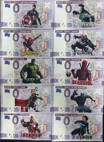 Sada 10ks MARVEL COMICS (KOLOR CUSTOM) Sada 10ks MARVEL COMICS (KOLOR CUSTOM)