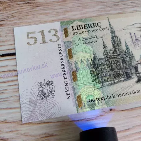 Sada 6ks pamätných listov NAŠE MESTALiberecký kraj