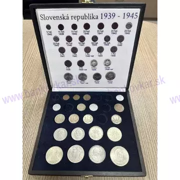 Sada mincí Slovenský štát 1939 - 1945 (kazeta tmavá)