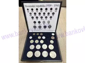 Sada mincí Slovenský štát 1939 - 1945 (kazeta tmavá)