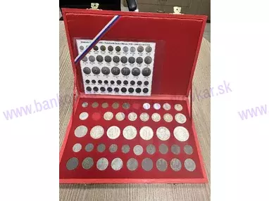 Sada mincí Slovenský štát+Protektorát 1939 - 1945 (kazeta červená)