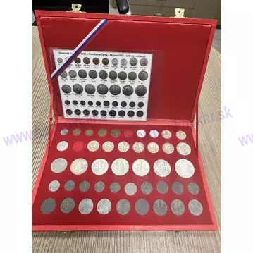 Sada mincí Slovenský štát+Protektorát 1939 - 1945 (kazeta červená)