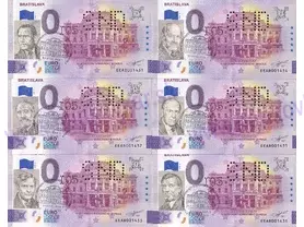 Sada Významné osobnosti SND-1 (6x EEAB 2025-5) 105.výročie začiatku činnosti SND Bratislava