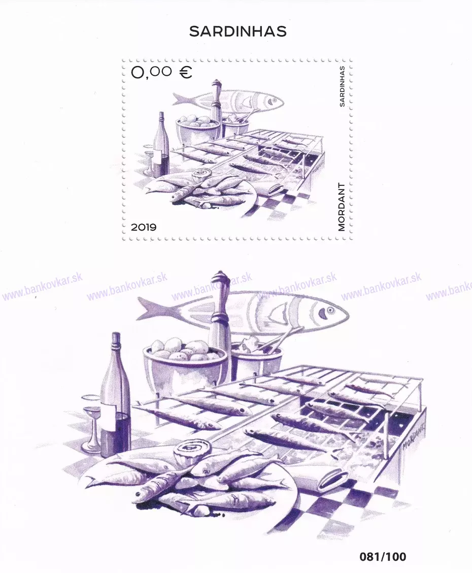 SARDINHAS - ARCH 1 známka