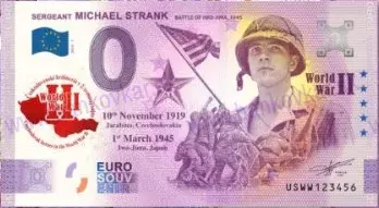 Sergeant MICHAEL STRANK USWW 2023-1 GOLD RED