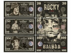 Set 20,50,100 Dollars Rocky Balboa (2021)