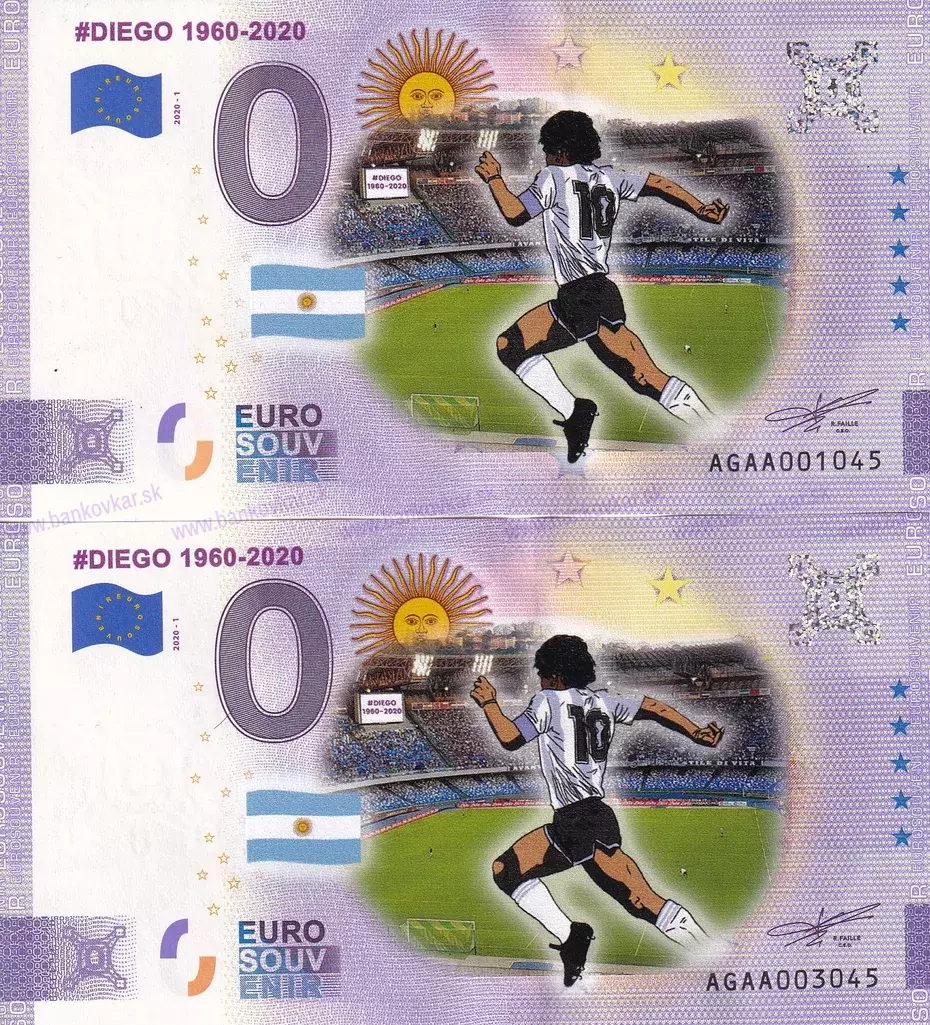 Set 2ks Diego 1960-2020AGAA 2020-1 KOLOR