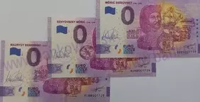 Set 3 ks Móric Beňovský (SK+HU+PL) podpis