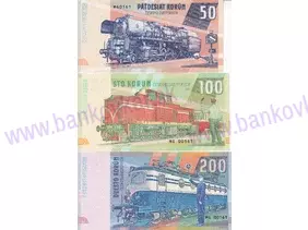 Set 3ks 50,100,200 korún (2022) rušne
