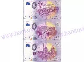 Set 3ks Chorvátsko Dubovnik+Pula+Zagreb