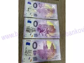 Set 3ks Chorvátsko Dubovnik+Pula+Zagreb GOLD