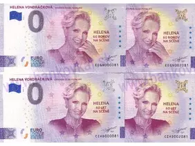 Set 4 ks Helena VONDRÁČKOVÁ 2xEEGN+2xCZAD - číslo do 100 + ANN