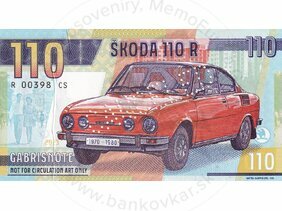 Škoda 110R chybotlač+opravená (rovnaké čísla)