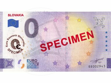 Slovakia (EE2022) SPECIMEN GOLD