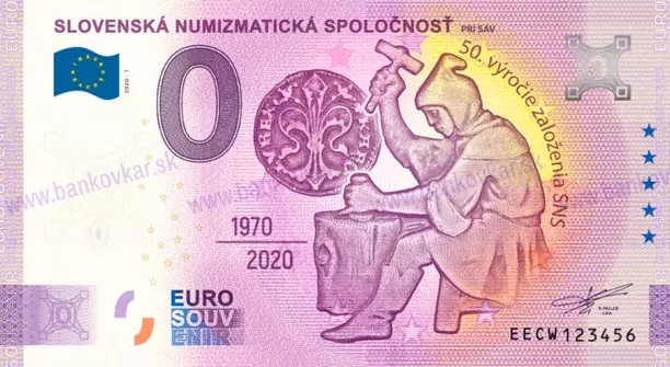 Slovenská Numizmatická spoločnosť EECW 2020-1