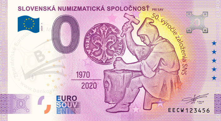 Slovenská Numizmatická spoločnosť EECW 2020-1
