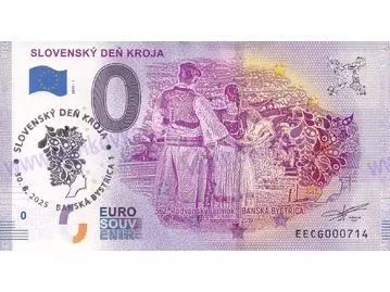 Slovenský deň kroja (EECG 2019-1) pečiatka SDK 2025
