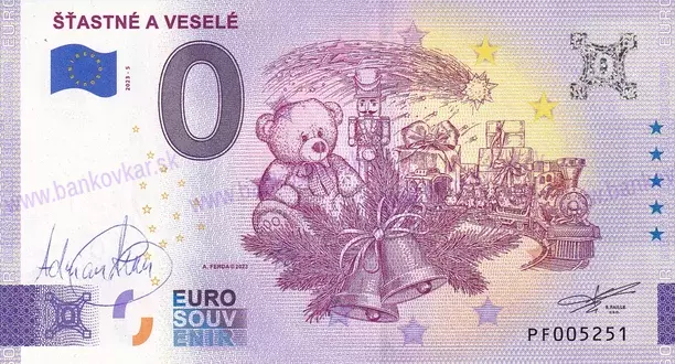 Šťastné a Veselé - PF´24 (PF 2023-5) podpis A.Ferda