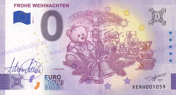 Šťastné a Veselé - PF´24 (PF 2023-5) podpis A.Ferda