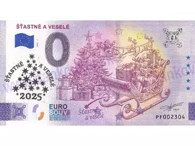 Šťastné a Veselé (PF 2025-7) pečiatka Stromček