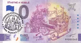Šťastné a Veselé (PF 2025-7) pečiatka Vianočná pošta 8-11-25