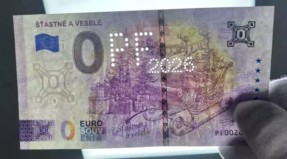 Šťastné a Veselé PF 2025-7 perforácia PF 2026